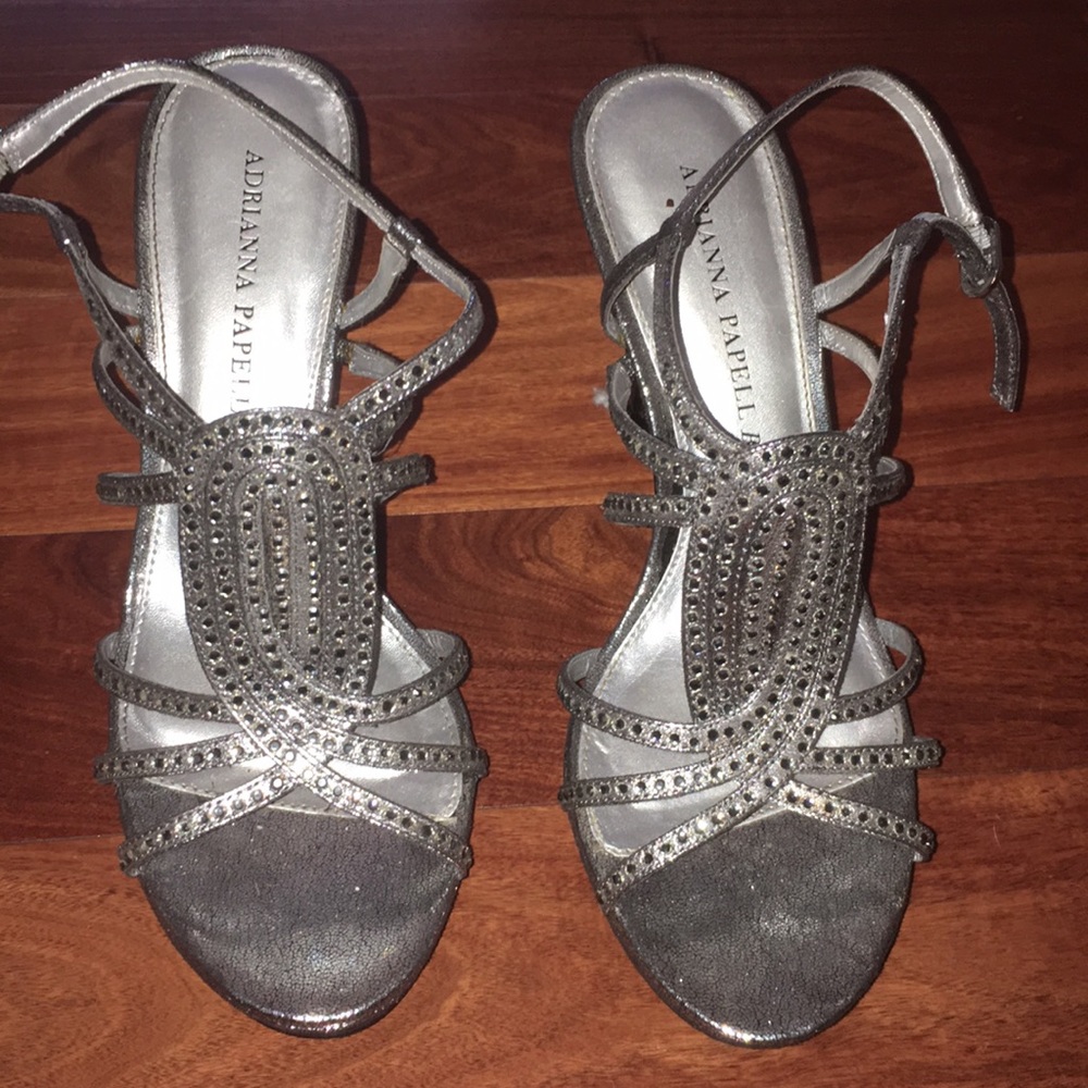 Silver heels